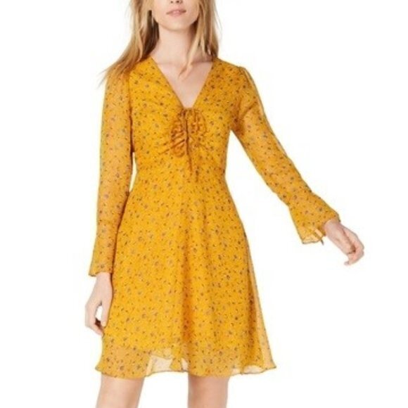 Maison Jules Floral Print Fit & Flare Dress - Picture 1 of 10